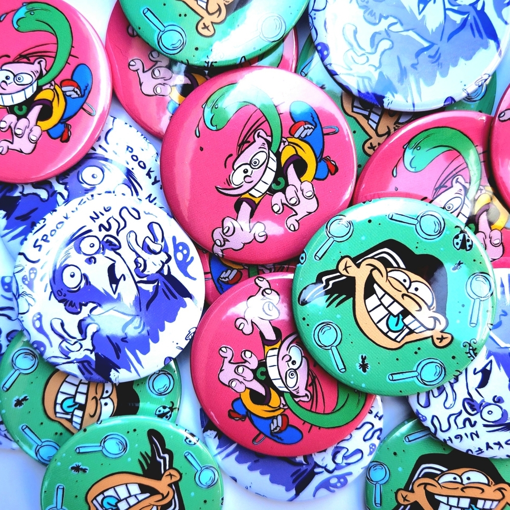 Ed Edd n Eddy 2.25" 3-Button SET!